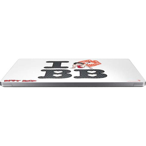 Betty Boop I Love BB Universal Laptop 13in (10.6 x 7.6in) Skin